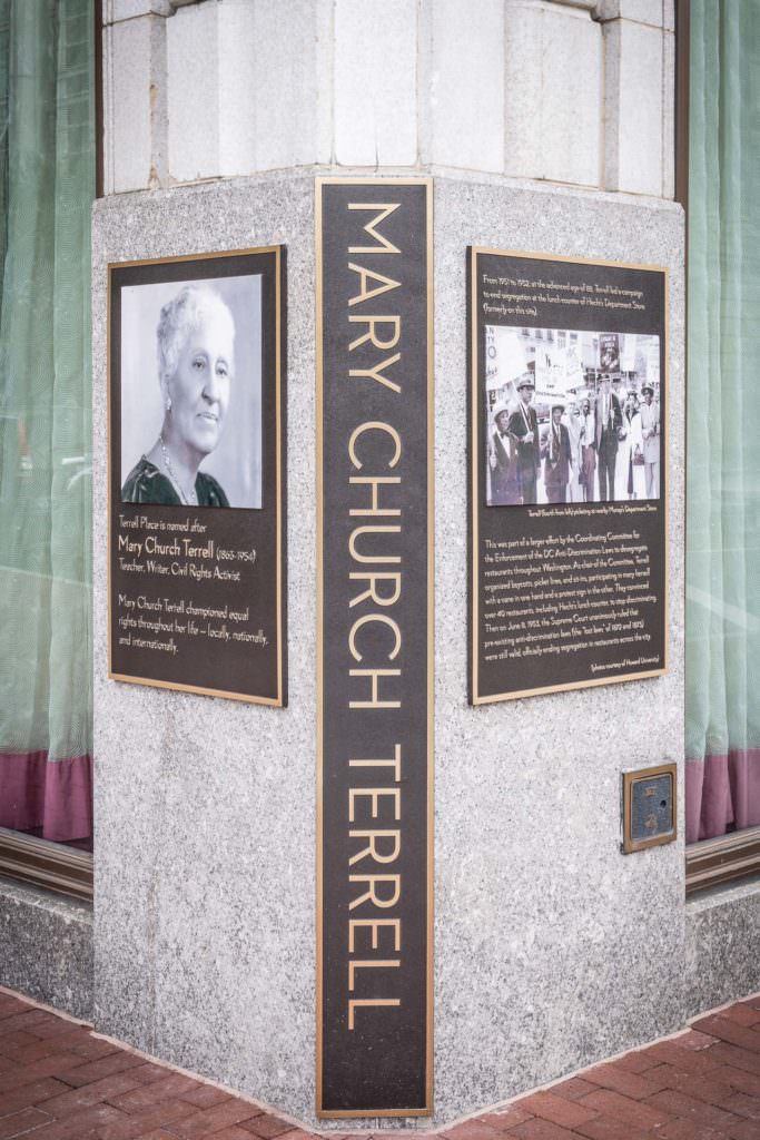 The Mary Church Terrell Memorial at Terrell Place, Washington, D.C.
